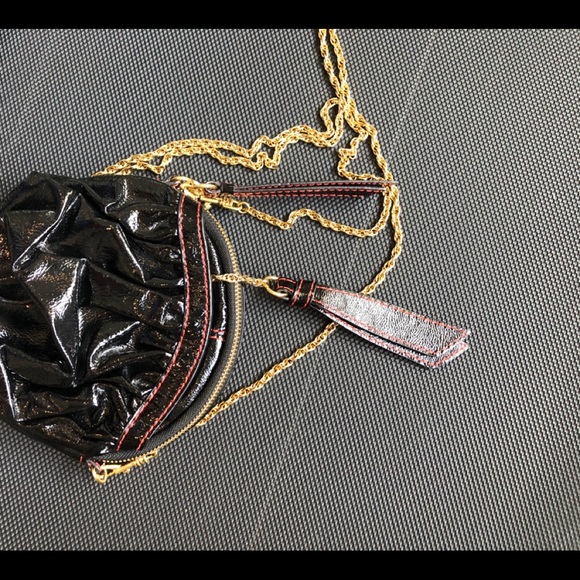 Isabel Fiore leather patent black crossbody - Picture 3 of 4